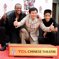 JACKIE CHAN Immortalized at Hollywood’s Famed Chinese Theater